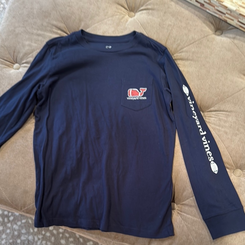 Vineyard Vines Blue Long Sleeve Tee